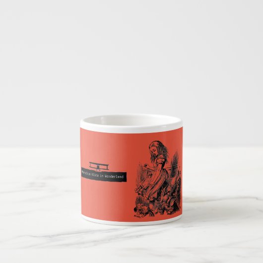 Operation Alice in Wonderland Alice im Wunderland Espresso Kop (Voorkant)
