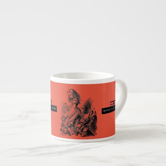 Operation Alice in Wonderland Alice im Wunderland Espresso Kop (Voorkant rechts)