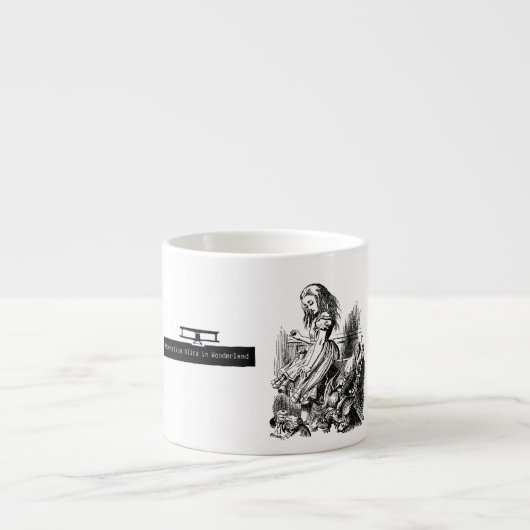 Operation Alice in Wonderland Alice im Wunderland Espresso Kop (Voorkant)