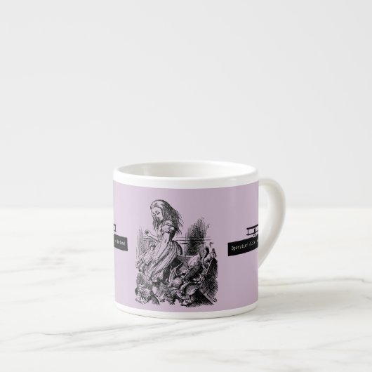 Operation Alice in Wonderland Alice im Wunderland Espresso Kop (Voorkant rechts)