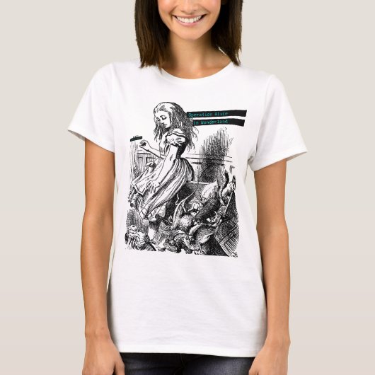 Operation Alice in Wonderland Alice im Wunderland T-shirt (Voorkant)