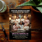 Operation Birthday Bliss Spa Party  Kaart