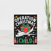 Operation Christmas Child Family Matching Xmas Fun Kaart (Voorkant)