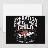 Operation Christmas Child Grappige Familie Matchin Feestdagenkaart (Voorkant / Achterkant)