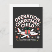 Operation Christmas Child Samaritan Purse Bedankkaart (Voorkant / Achterkant)