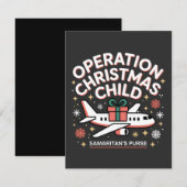 Operation Christmas Child Samaritan Purse Bedankkaart (Voorkant / Achterkant)
