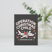 Operation Christmas Child Samaritan Purse Feestdagenkaart (Staand voorkant)