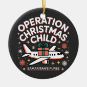 Operation Christmas Child Samaritan Purse Keramisch Ornament (Voorkant)