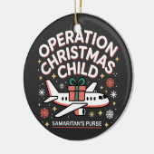 Operation Christmas Child Samaritan Purse Keramisch Ornament (Links)