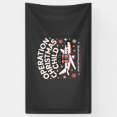 Operation Christmas Child Samaritan Purse  Spandoek (Verticaal)