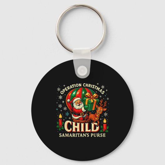 Operation Christmas Child Samaritan’s Purse Balloo Sleutelhanger (Voorkant)