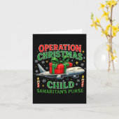 Operation Christmas Child Samaritan’s Purse Design Kaart (Gele Bloem)