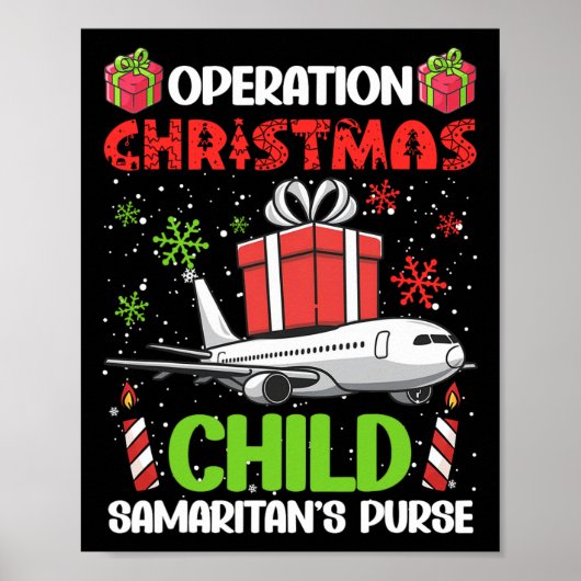 Operation Christmas Child Smaritan's Purse Funny F Poster (Voorkant)