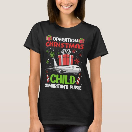 Operation Christmas Child Smaritan's Purse Funny F T-shirt (Voorkant)