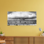 Operation Crossroad Event Baker explosie 1946 Canvas Afdruk (Insitu (Woonkamer))