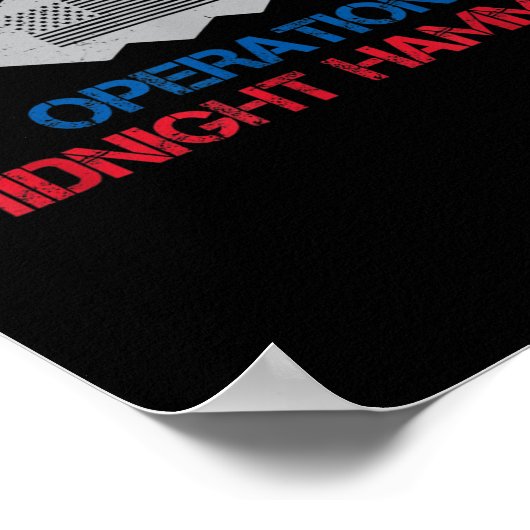 Operation Midnight Hammer Midnight Hammer B-2 Stea Poster (Hoek)