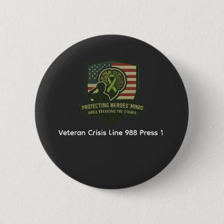 Operation Mind Shield Knop Ronde Button 5,7 Cm
