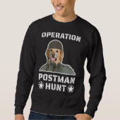 Operation Post Man Hunt Soldier Golder Retriever D Trui (Voorkant)