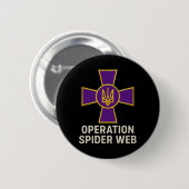 Operation Spider Web Ukraine Heroes Ukrainian Mili Ronde Button 5,7 Cm (Voorkant /achterkant)