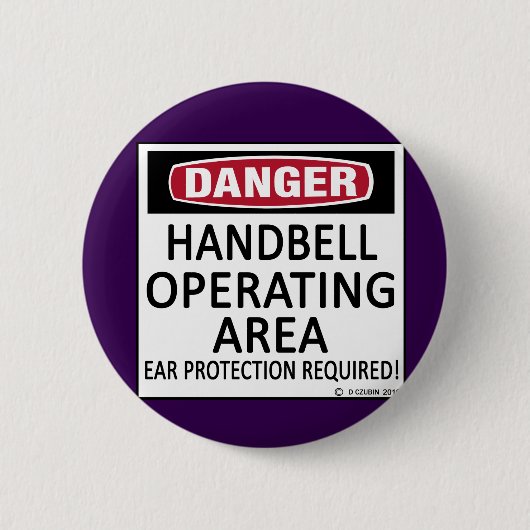 Operationeel gebied Handbell Ronde Button 5,7 Cm (Voorkant)
