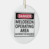 Operationeel gebied Melodeon Keramisch Ornament (Rechts)