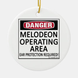 Operationeel gebied Melodeon Keramisch Ornament