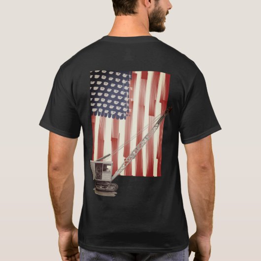 Operationele ingenieurs Kraanexploitant Unie Lokaa T-shirt (Achterkant)