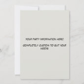 Operationele machinist Retirement Party kraan oper Kaart (Achterkant)