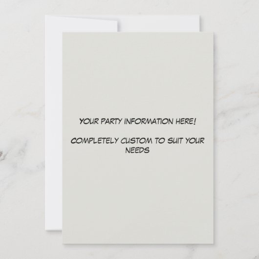 Operationele machinist Retirement Party kraan oper Kaart (Achterkant)