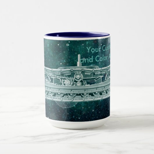 Operationele technicus kraanbedieningspaneel Kerst Mok (Midden)