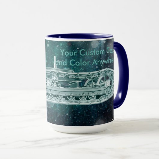 Operationele technicus kraanbedieningspaneel Kerst Mok (Voorkant rechts)