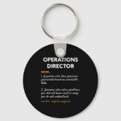 Operations Director Profession Funny Dictionary De Sleutelhanger (Voorkant)