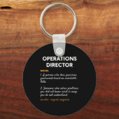 Operations Director Profession Funny Dictionary De Sleutelhanger (Voorkant)