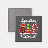Operations Elf Squad Christmas Manager Matching X- Magneet (Voorkant / Achterkant)