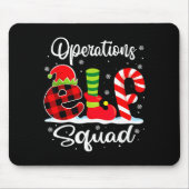 Operations Elf Squad Christmas Manager Matching X- Muismat (Voorkant)