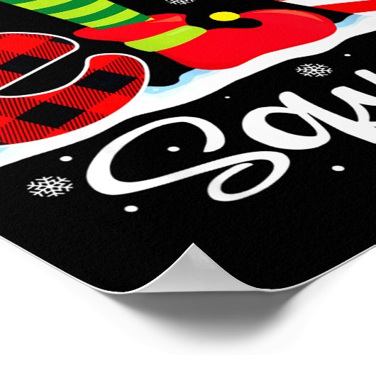 Operations Elf Squad Christmas Manager Matching X- Poster (Hoek)