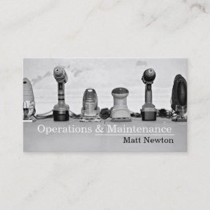 Operations Maintenance Handyman Construction Visitekaartje