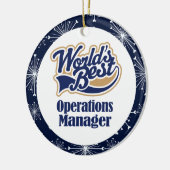 Operations Manager Cadeausistentie Keramisch Ornament (Links)