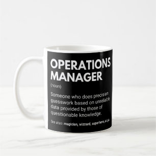 Operations Manager Grappige werkdefinitie Koffiemok