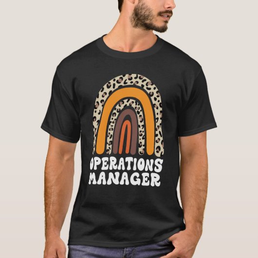 Operations Manager Operations Manager Worker Jobs T-shirt (Voorkant)