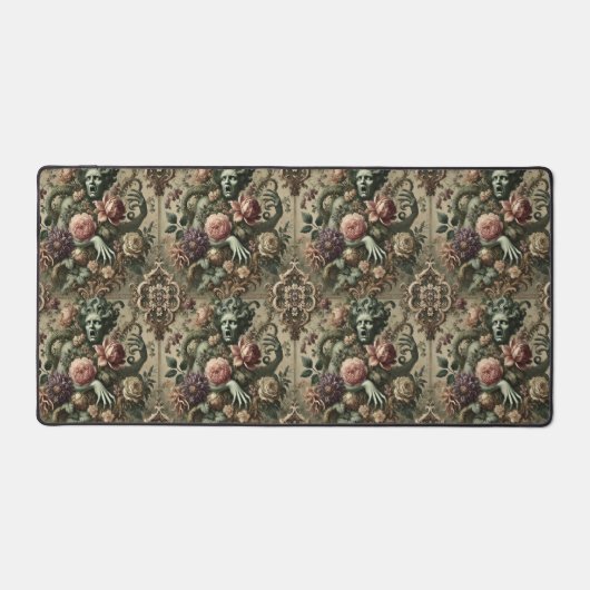 Operatische weelde - Gotische bloemenbarok Bureaumat (Voorkant)