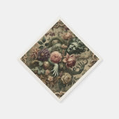 Operatische weelde - Gotische bloemenbarok Servet (Hoek)