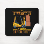 Operator heftruckchauffeur Vaderdag Grappige heftr Muismat (Met muis)
