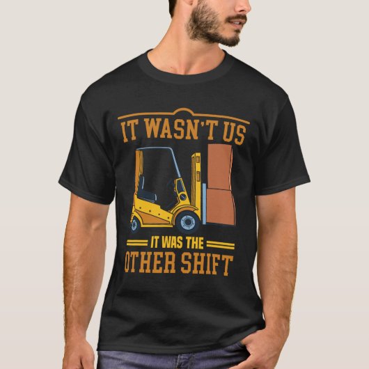 Operator heftruckchauffeur Vaderdag Grappige heftr T-shirt (Voorkant)