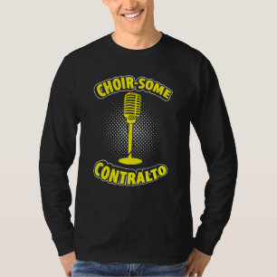 Operazanger Voor Opera Zanger Tenorzanger Muziek T-shirt