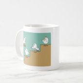 operazers tweekleurige koffiemok (Voorkant links)