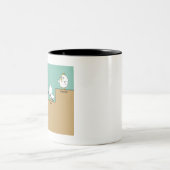 operazers tweekleurige koffiemok (Center)