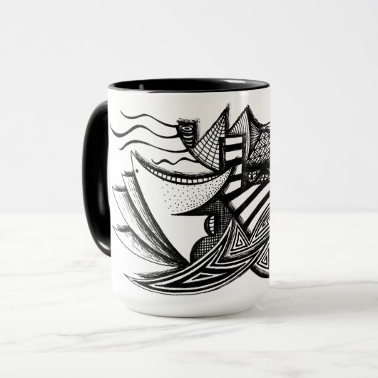 Operette mok van Darin Jones (Voorkant links)