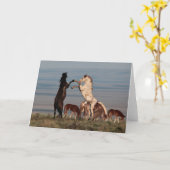 opfokhengsten Wenskaart Kaart (Gele Bloem)