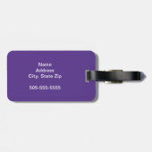 opfokregenboogvaar Unicorn Falling Stars Bagagelabel (Achterkant horizontaal)